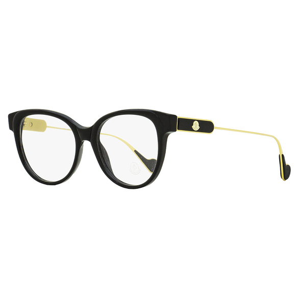 Moncler Pantos Eyeglasses ML5056 001 Black/Gold 53mm 5056 - Picture 1 of 3